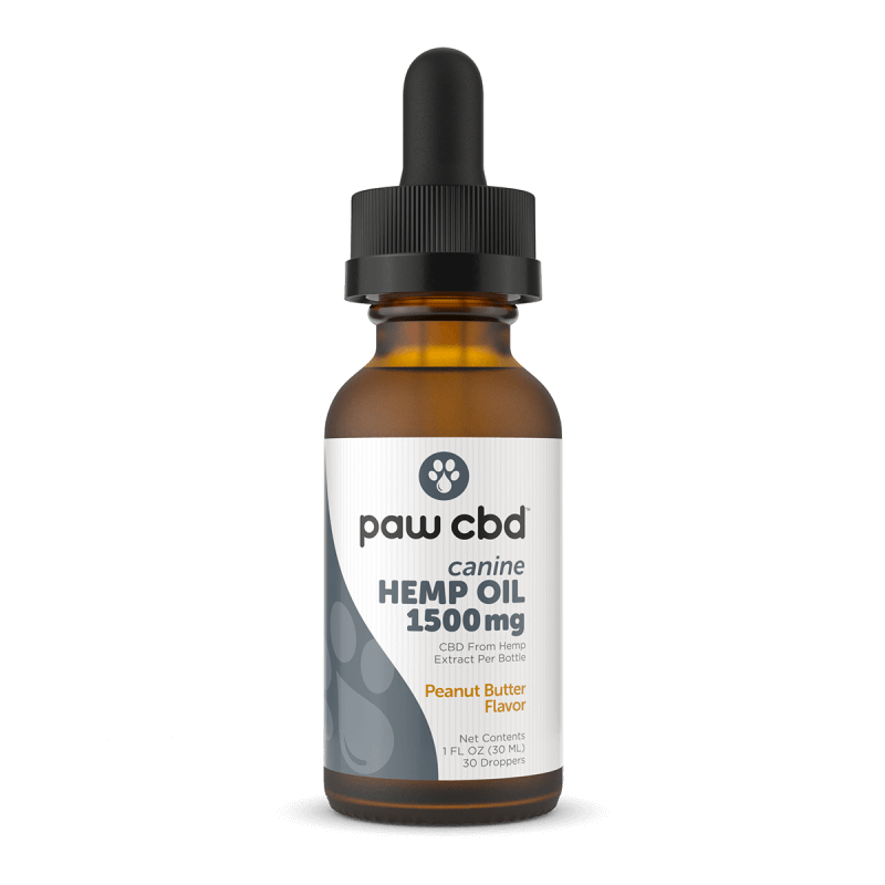 Pet CBD Oil Tincture for Dogs - Peanut Butter - 1500 mg - 30 mL logo